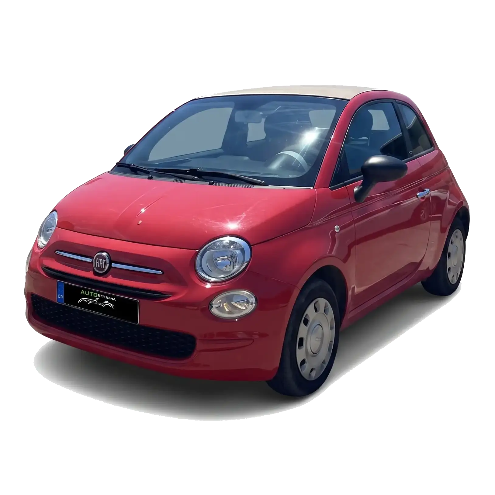 Fiat 500 Cabrio rental car in Kefalonia